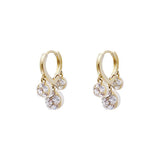 Black Friday Promotion-Double-sided Earrings with Diamonds and Pearls