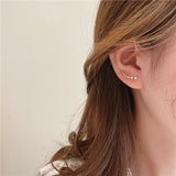 Shining star tassel earrings
