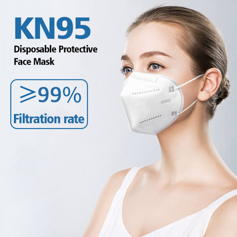 High Quality KN95 5 Ply Face mask Earloop Adult Face Mask (On Sale !)