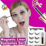 Next-Level Magnetic Eyelashes and Eyeliner Set - 3 Pairs/ Set!