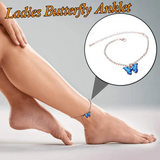 Butterfly Rhinestone Anklet