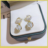 2021 New Trendy Korean Opal Earrings