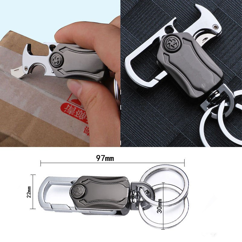 Géneric Multifunctional Heavy Key Chain, Cute Key Chain,Heavy Duty Key Chain,Car Key Chain Bottle Opener Keychain for Men and Women
