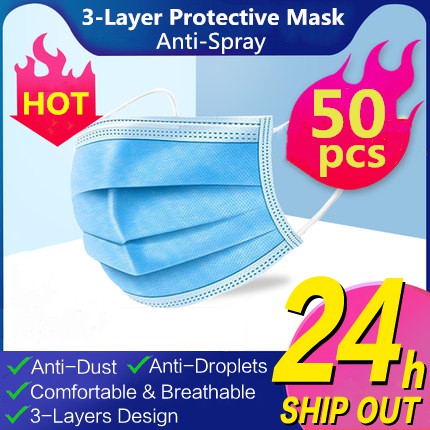 The highest quality hanging ear disposable adult mask 3 layers